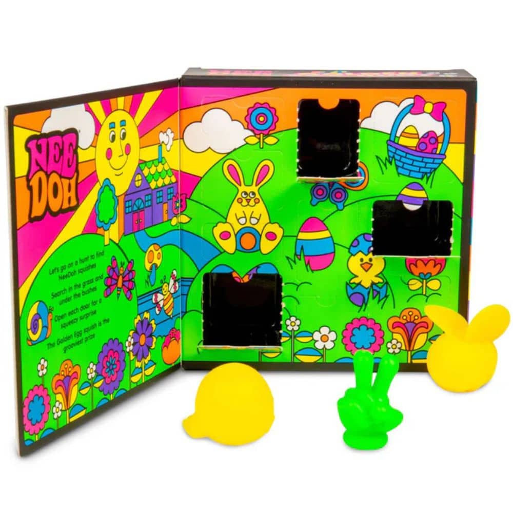 Sensorische Ostereier - Needoh Golden Egg Hunt mit bunten Spielzeugen und Puzzlebox für Kinder