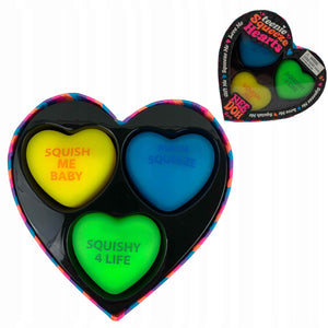 Sensorischer Knete - Needoh Teenie Squeeze Hearts - tablude.com