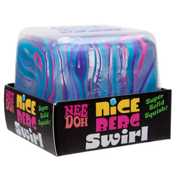 Sensorischer Knete - Nice Berg Swirl Needoh in buntem Design für stressabbauende Aktivitäten
