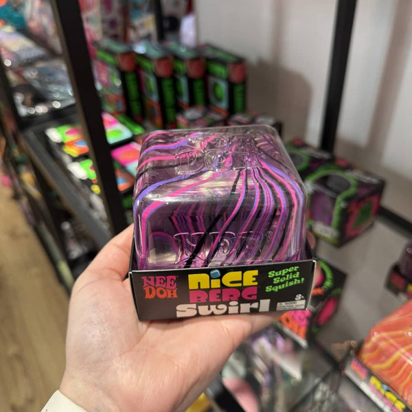 Sensorischer Knete - Nice Berg Swirl Needoh in buntem Design für taktile Sinneserfahrungen