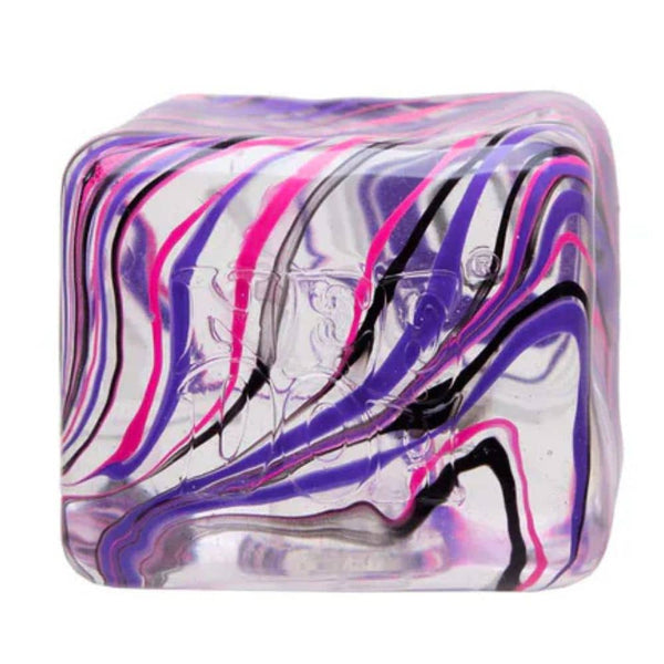 Sensorischer Knete - Nice Berg Swirl Needoh in buntem transparenten Design für taktile Erfahrung