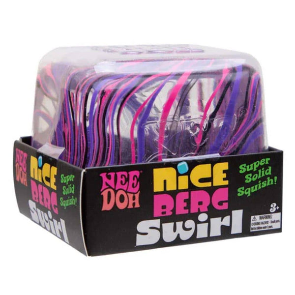 Sensorischer Knete - Nice Berg Swirl Needoh in buntem Becher, ideal für Kinder ab 8 Jahren