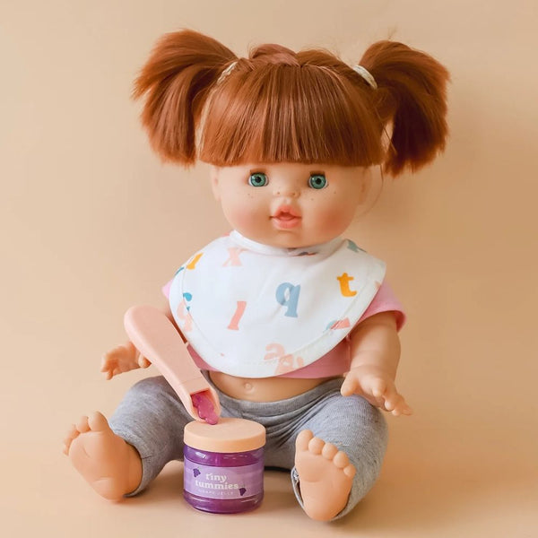 Tiny Harlow Magic Glass Puppenfutter Traube in lila mit Puppenlöffel für Spielzeugpuppen