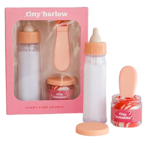 Tiny Tummies Set Weihnachten von Tiny Harlow mit Flaschen und Spielzeug-Essen für Puppen