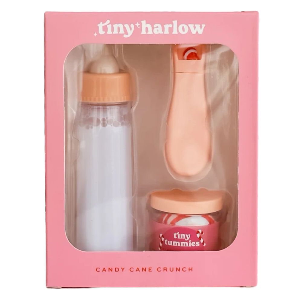 Tiny Tummies Set Weihnachten mit Flasche und Artikel für Puppenpflege
