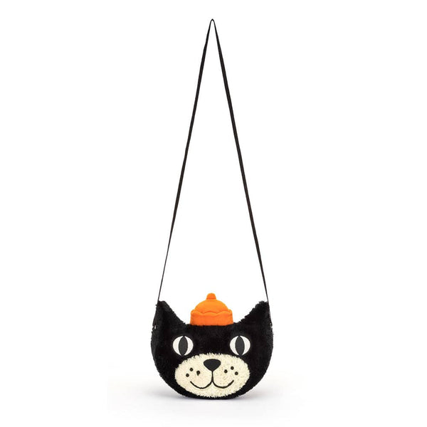 Jellycat Umhängetasche in Katzenform mit süßem Design und verstellbarem Schulterriemen