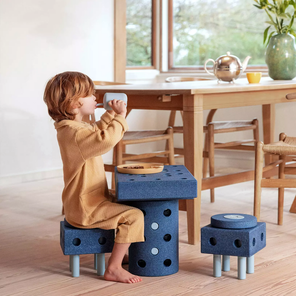Kreative Bausteine zur Förderung der Grobmotorik Dreamer Set – blau 25 in 1 - tablude.com