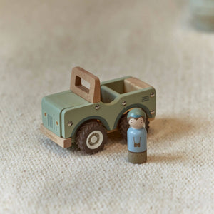 Holzauto grün - Safari Friends